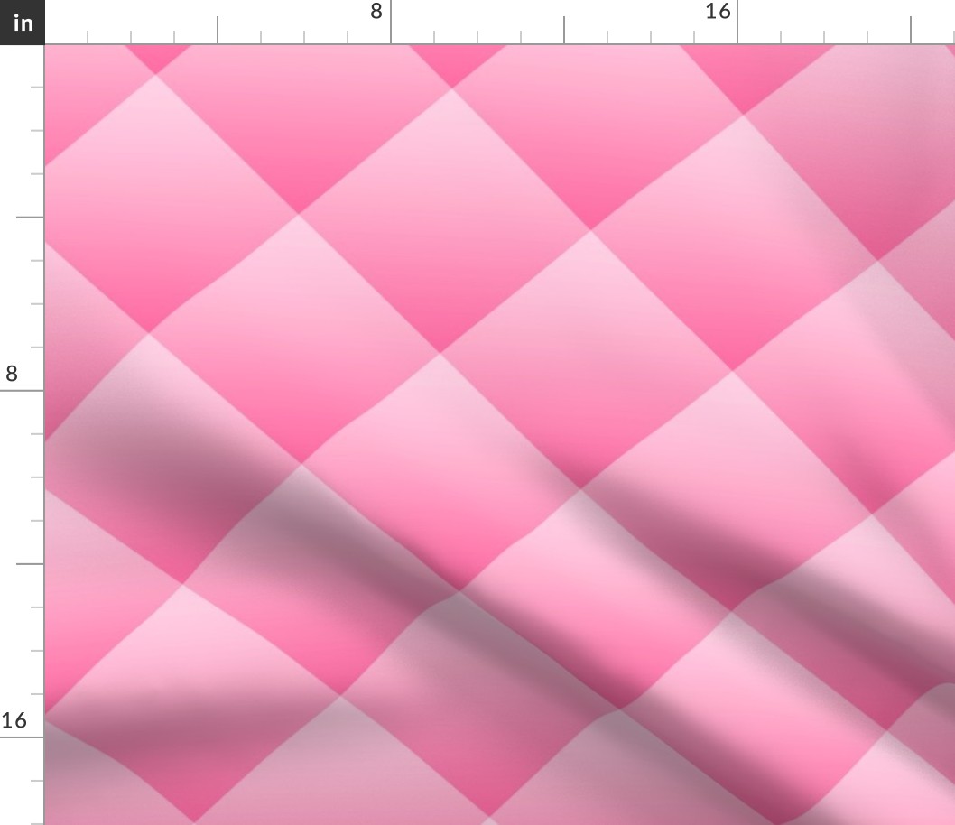 Pink Gradient Rhombus Pattern