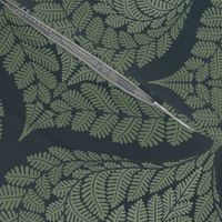 forest fern damask by Pippa Shaw