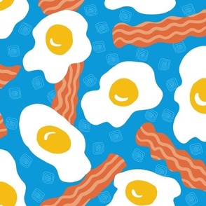 bacon and eggs normal scale