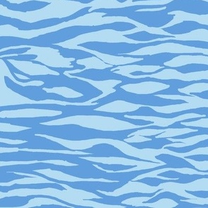 Serene Blue Waves