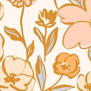 Harlo Jumbo floral wallpaper