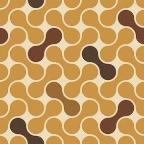Retro Metaball-Brown with Cream
