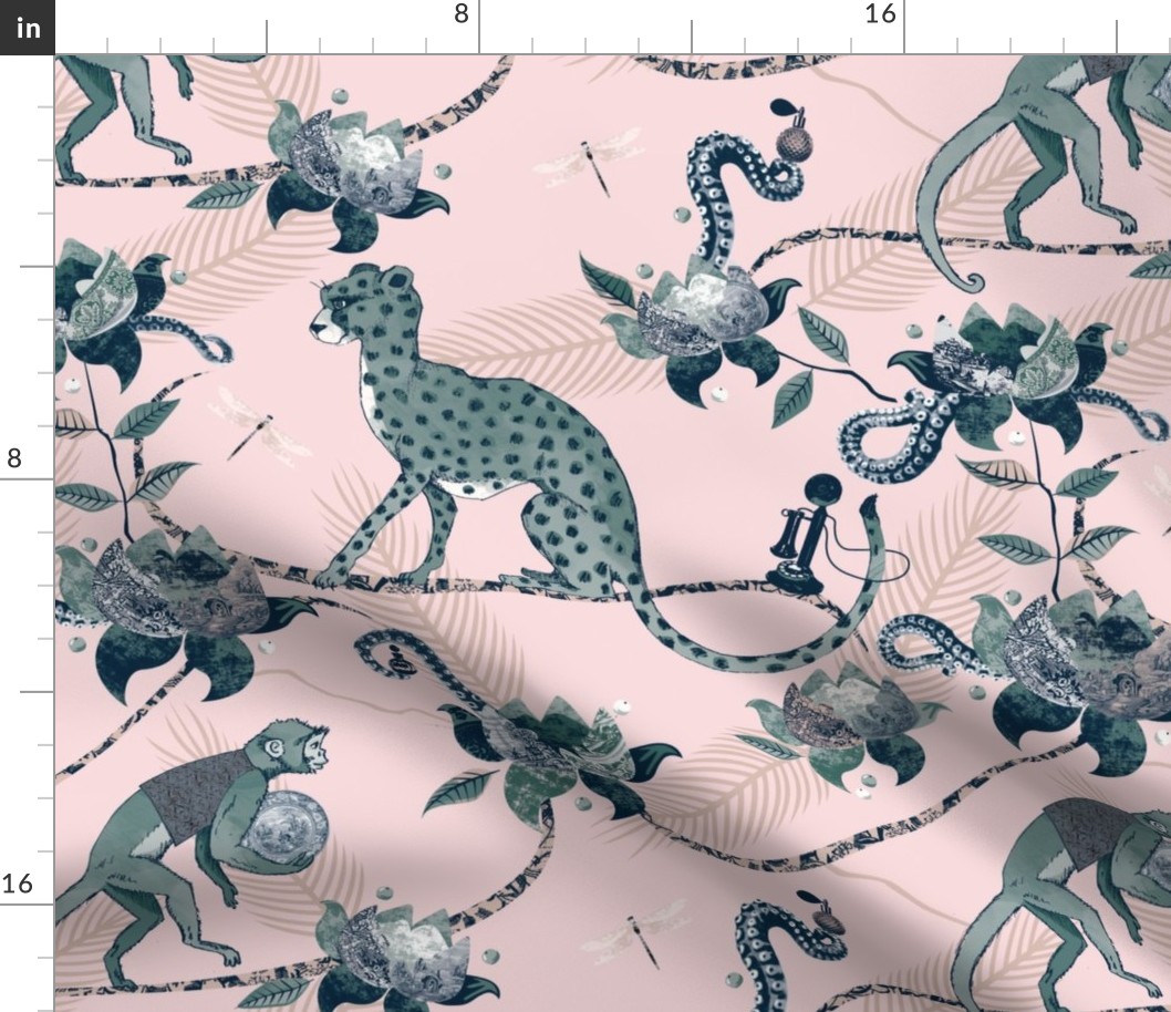 Cheetah forest pink