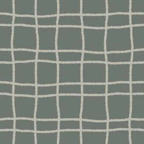 Wavy Textured Stripes-Sage Gray