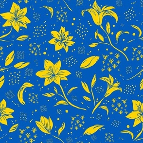 Lily Flowers Pattern