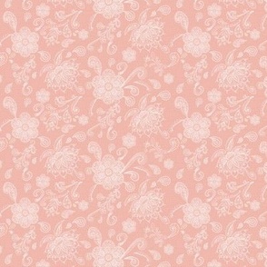Country Lace on Peach Pear