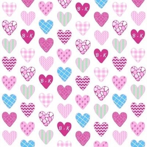 Barbie Valentine's Hearts Small Vertical