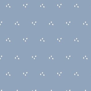Eucalyptus Grey Blue Gray Spots Dots