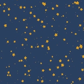 Midnight Celestial Constellation Blender - Navy and Gold Starry Night Sky