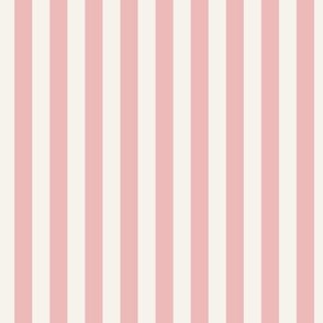 Retro Vintage Pink & White Stripes
