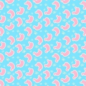 Ditzy Stomach Party Blue Small