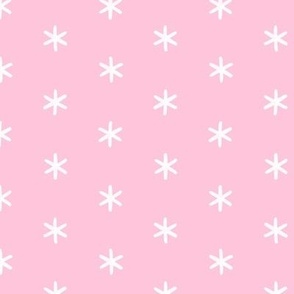 Boho Stars in Pastel Pink and White - Medium - Boho Nursery,  Kid's Boho,  Girl's Room