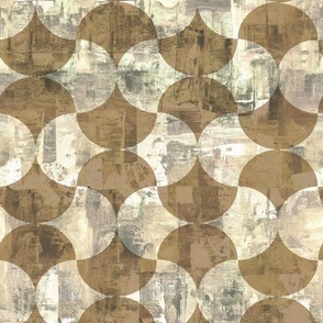 Geometric distressed background	 yellow brown ocre