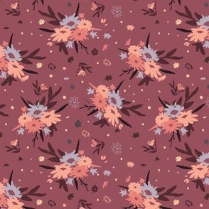 Small Pink Flowers pattern