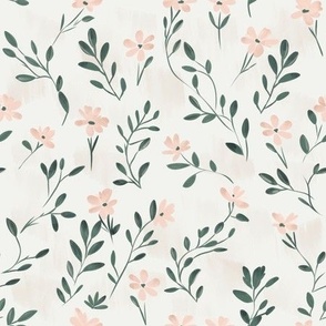 Delicate simple pink floral