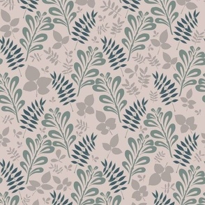  English Garden Collection - Leaves (Pale Pink) Small