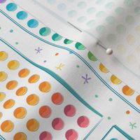 Rainbow Candy Dots on Paper © Jennifer Garrett