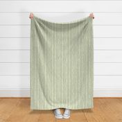 Stripe in Light Green with Off White 