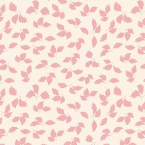 Soft spring Leaves - Easy blush pink