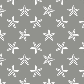 (large) Starfish Grey