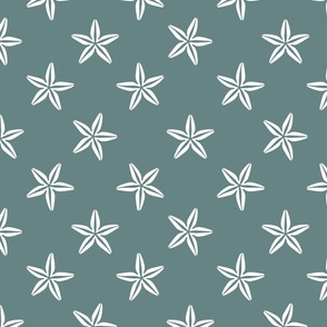 (large) Starfish Green