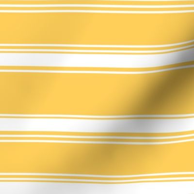 (Large) Coastal Stripes Yellow