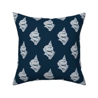 (large) Conch Shell Navy