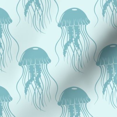 (Large) Jelly Fish Teal