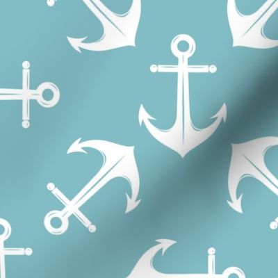 (Large) Anchors Turquoise