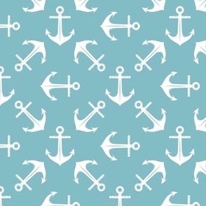 (Large) Anchors Turquoise