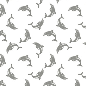 (large) Dolphins Grey