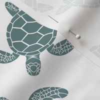 (large) Sea Turtles Green