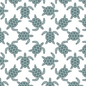 (large) Sea Turtles Green