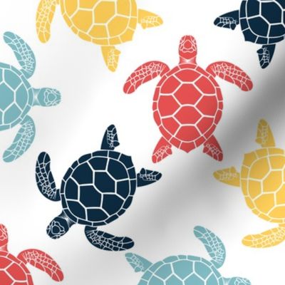 (large) Sea Turtles Multicolored