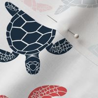 (large) Sea Turtles Multicolored