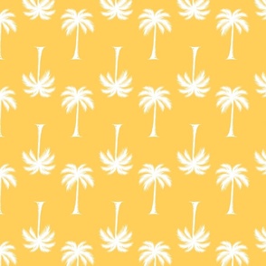 Palm Trees Yellow, Large Scale