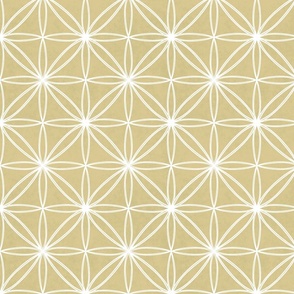 Starburst Geometric- Yellow