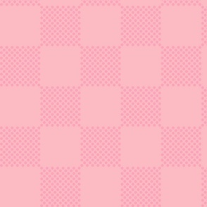 pink berry checkerboard