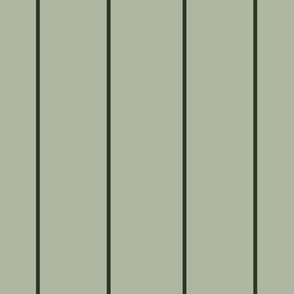Sage green wide stripe pattern