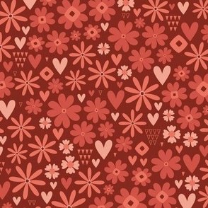 Hearts & Flowers Valentine Corals