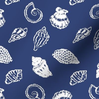 Shellfish Seaside style blue shells