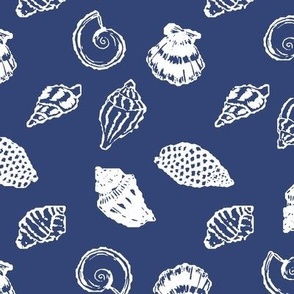 Shellfish Seaside style blue shells