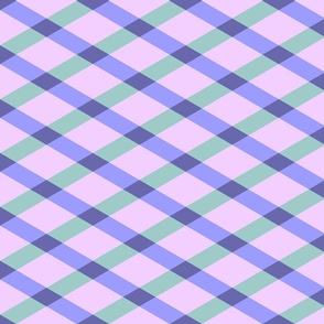 Picnic blanket - lilac lozenges