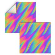 Trippy Psychedelic Rainbow Heatmap Ombre Gradient Waves (Medium Scale)
