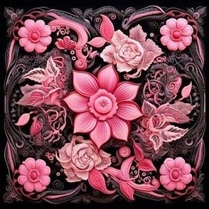 gothic pink quilt 2