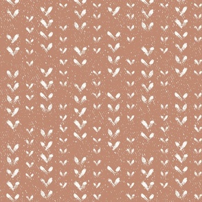 Chevron Hearts Copper