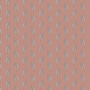 Leaves (Peachy Pink) small