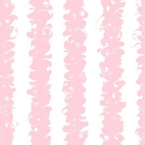Large Millennial Pink Stylish Stripe