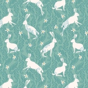 run jack rabbit animal sea green 6IN