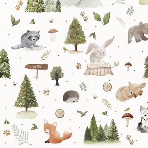 wallpaper woodland be wild FLIPPED